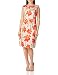 Calvin Klein Women's Sleeveless Scuba Starburst Sheath Dress