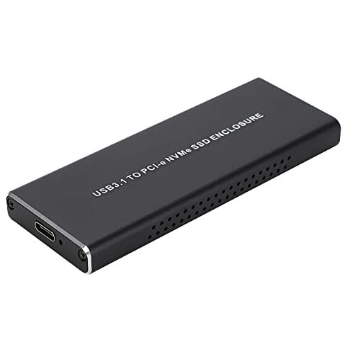 Caja externa metálica portátil para disco duro M.2 NVME USB 3.1 miniatura 7