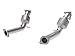 aFe Power 48-36113-RC Twisted Steel 3 IN 304 Stainless Steel Street Series Connection Pipe w/Cats