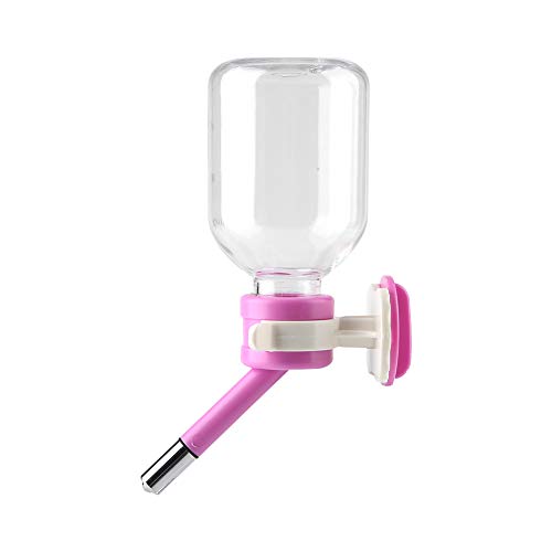 BLSYHDH ペット 犬 吊り下げ式ドリンクボトル 犬用ウォーターボトル クレートヘッド噴水ポータブル猫ウォーターディスペンサー 吊り下げ式ウォーターディスペンサー 噴水ボトル 猫 犬 子猫 子猫用 小型 (Mサイズ 250ml)