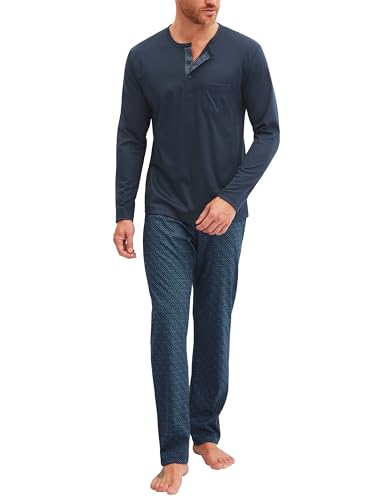 Pyjama court homme CALIDA Relax Selected 2 bleu marine taille M