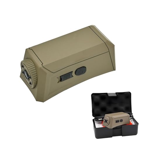 PBTMCD Caméra De Casque HD 1080P avec Fonction Nuit – Support Supérieur/latéral Réglable, Comprend Un Autocollant Magique Et Deux Câbles Données(Tan)
