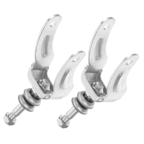 HOODANCOS スチール製前輪ブラケット 車椅子用交換フロントフォークブラケット ベアリング搭載で滑らか操作 電動 手動兼用 安定性と耐久性に