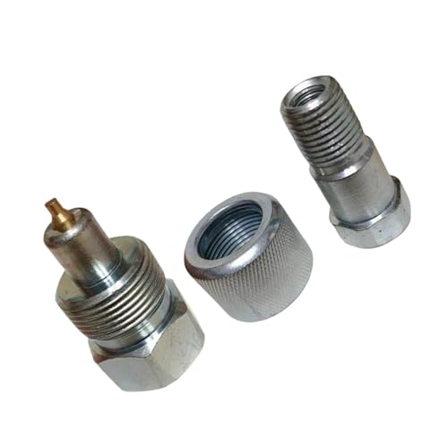 KiBcsLic Hydraulic Jack Coupler Replace Parts Male and Female Accessories Metal Easy to Install Adapter