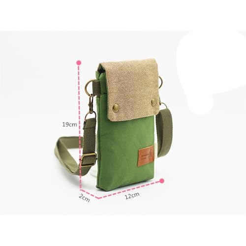 Crossbody Bag Large Capacity Canvas Small Handbag Shoulder Bags for Women(Green)2