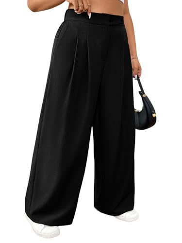 Image of GRECIILOOKS Trousers for Woman | Womens High Rise High Waist Flared Korean Style | Formal Pant for Women Office Wear| Track Pants for Womans Elegant for College & Events (Available in Plus Size)
