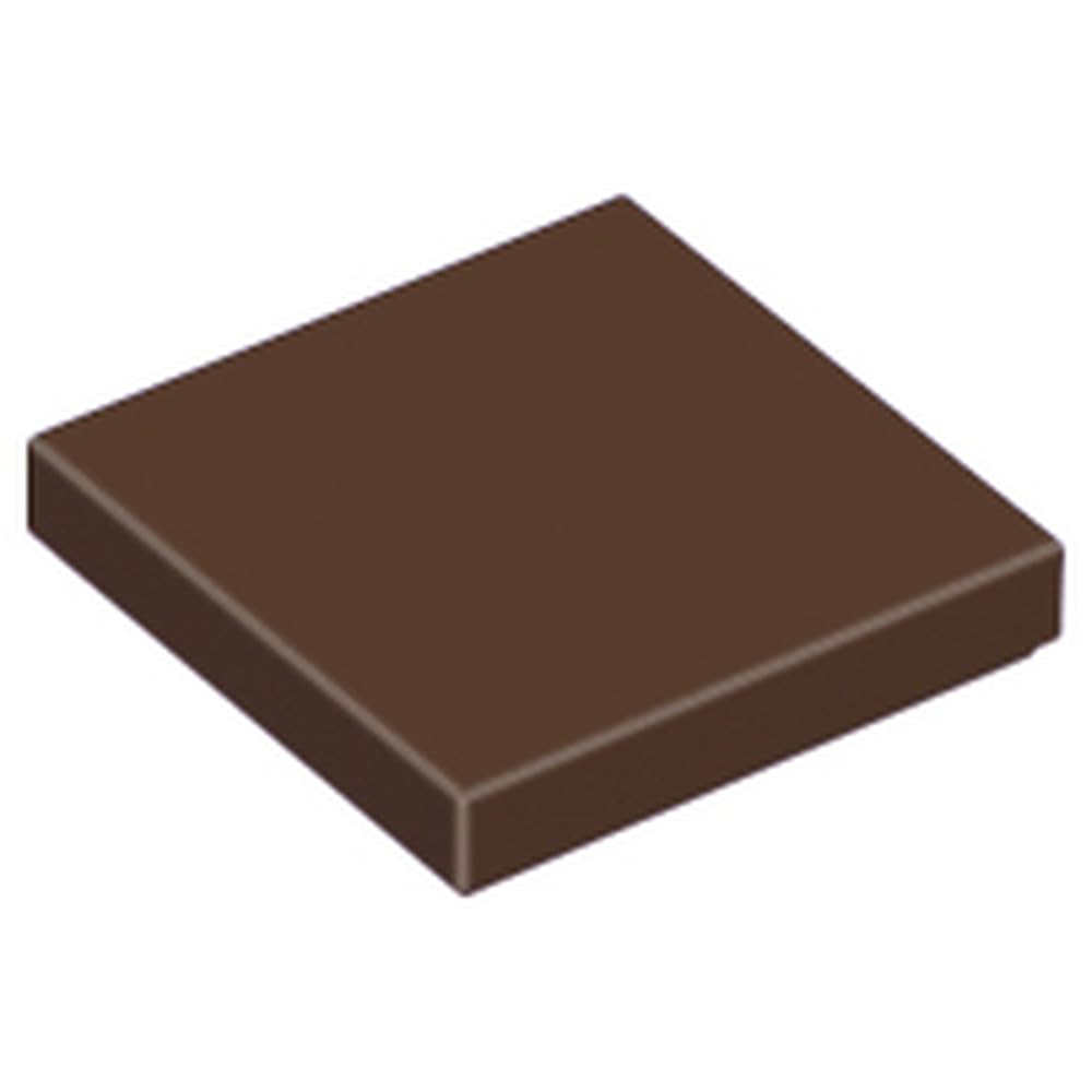 LEGO Tile 2x2, Part Number 3068 (Dark Brown, 10, Bricks) — image 1