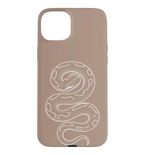 Ball Python Morph Lover �X�l�[�N�O���t�B�b�N �u���E�� �X�}�z�P�[�X iPhone 15 Plus �p