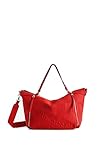 100% POLYURETHANE Desigual Bag 3000-Borsa da Pesca, Borsa Ola_Libia 3000 Carmine Donna, Colore: Rosso