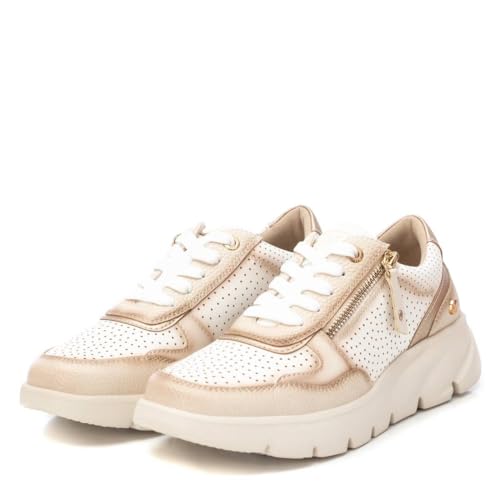 Xti Para Mujer. 14257501-BEIGE Zapatillas 142575 Beige (37), Plano, Cordones, Casual - 5