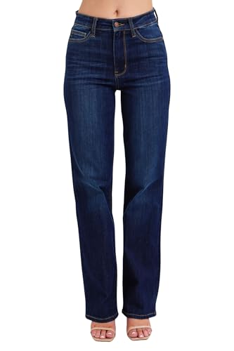 Judy Blue Women's High Waist Straight Jeans
