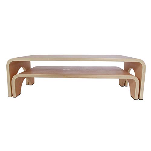 EARTHLITE Houten kruk Big Step - opstap/kruk van verfijnd, duurzaam geteeld esdoornhout, hoogwaardig & stabiel (18cm) - Image 5