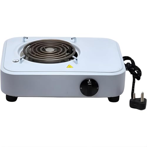 Image of Drumstone (๐๐ฉ๐๐๐ข๐๐ฅ ๐๐ ๐๐๐๐ซ๐ฌ ๐๐๐ซ๐ซ๐๐ง๐ญ๐ฒ) Portable 2000W Electric Hot Plate, Single Coil Burner Stove with Adjustable Temperature, Heavy Duty Cooktop for Kitchen, Office & Travel