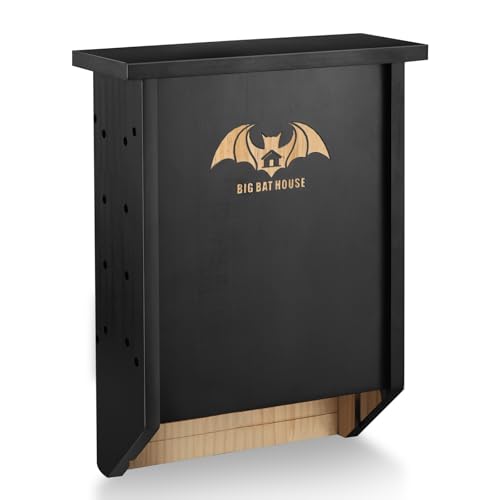 MINCORD Bat House for Outdoors, Wooden Bat Box Kit to Attract Bats for Clean Your Backyard from Mosquitoes