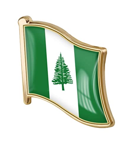 Image of vmcoatdu Country Flag Pin Badge International Travel Brooch Metal Alloy Souvenir Pin for Hat Clothes Backpack