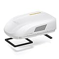 FOGATTI RV Air Conditioner 15K BTU, with Heat Pump and Cooling, with WiFi and Remote Control, Quiet AC, Rooftop AC Unit RV, Non-Ducted, White, No ADB(1 package), Only Equip with Ultra ADB