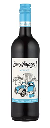 Bon Voyage - Rotwein Merlot, Alkoholfrei (6 x 0.75 l), Verpackung kann variieren