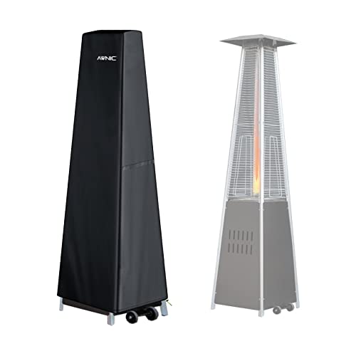 Awnic Abdeckhaube für Heizstrahler Pyramide Terrasse Terrassenheizer Gas, Abdeckung Terrassenofen, Wetterschutzhülle für Terrassenheizer, Heizstrahler Schutzhülle Wasserdicht 226cm Cover
