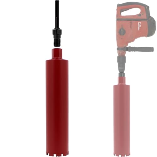 GT MARKET Couronne diamant Ø 102 mm avec adaptateur pour perceuse et perforateur SDS-max