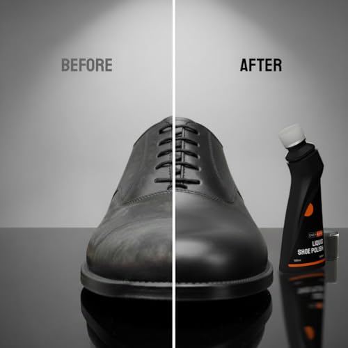 Image of SNEAKARE Liquid Shoe Polish, 100 ml - Water-Based Formula with Spill-Proof Applicator