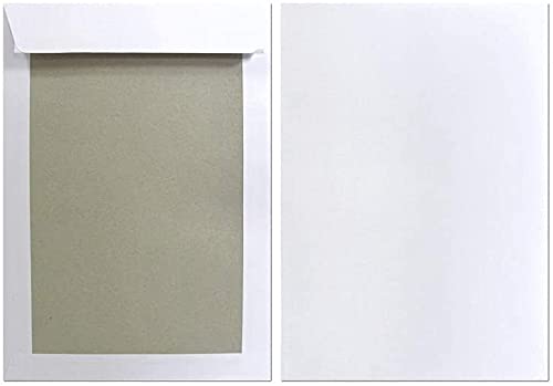 Buste Con Dorso In Cartone Formato C4 | 229x324 Mm | Confezione Da 25 | Per Documenti E Fotografie - Foto 11
