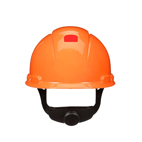 3M, Capacete de Segurança H-706, Secure Fit com Suspensão de Catraca e Sensor UV - Laranja