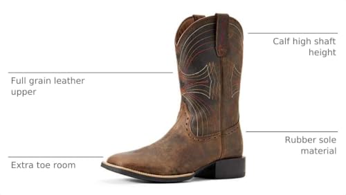 Image of Ariat Men's Sport Western Wide Square Toe Cowboy Boot