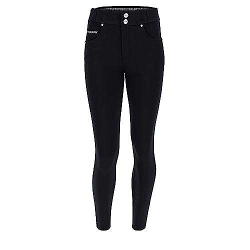 Freddy N.O.W.® 7/8 Mid Waist Skinny NOW5MC001 Damen Comfort Hose 5 echte...