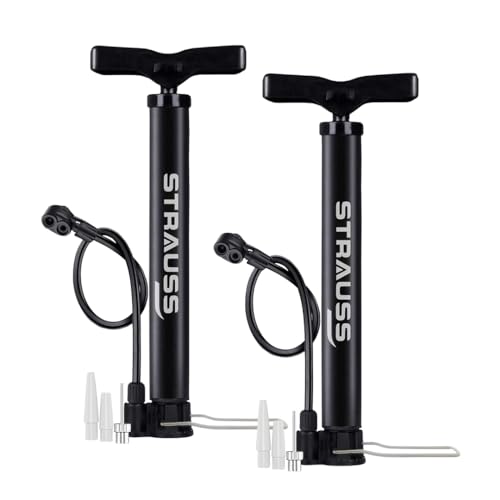 Strauss Bicycle Air Pump With Needle & Dual Valve | Portable Pump With 2 Modes, Ideal For Rs. 479 @ 70 %