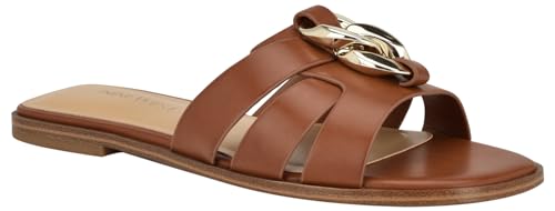 Nine West Graso Sandale plate Femme pour vos balades d'été et terrasses