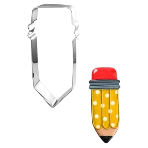 LUBTOSMN Pencil Cookie Cutter for Baking Cover