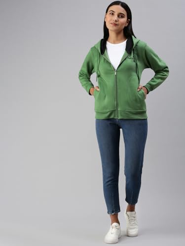 Image of ADBUCKS Women's Cotton Hooded Hoodie