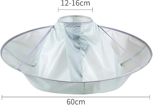Hair Cutting Cape - Waterproof Umbrella - Kids Adults Home - Easy Clean