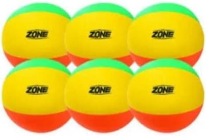 The Zone - Pelotas de playa de colores resistentes - Juego de 6 a 18 pulgadas o 24 pulgadas