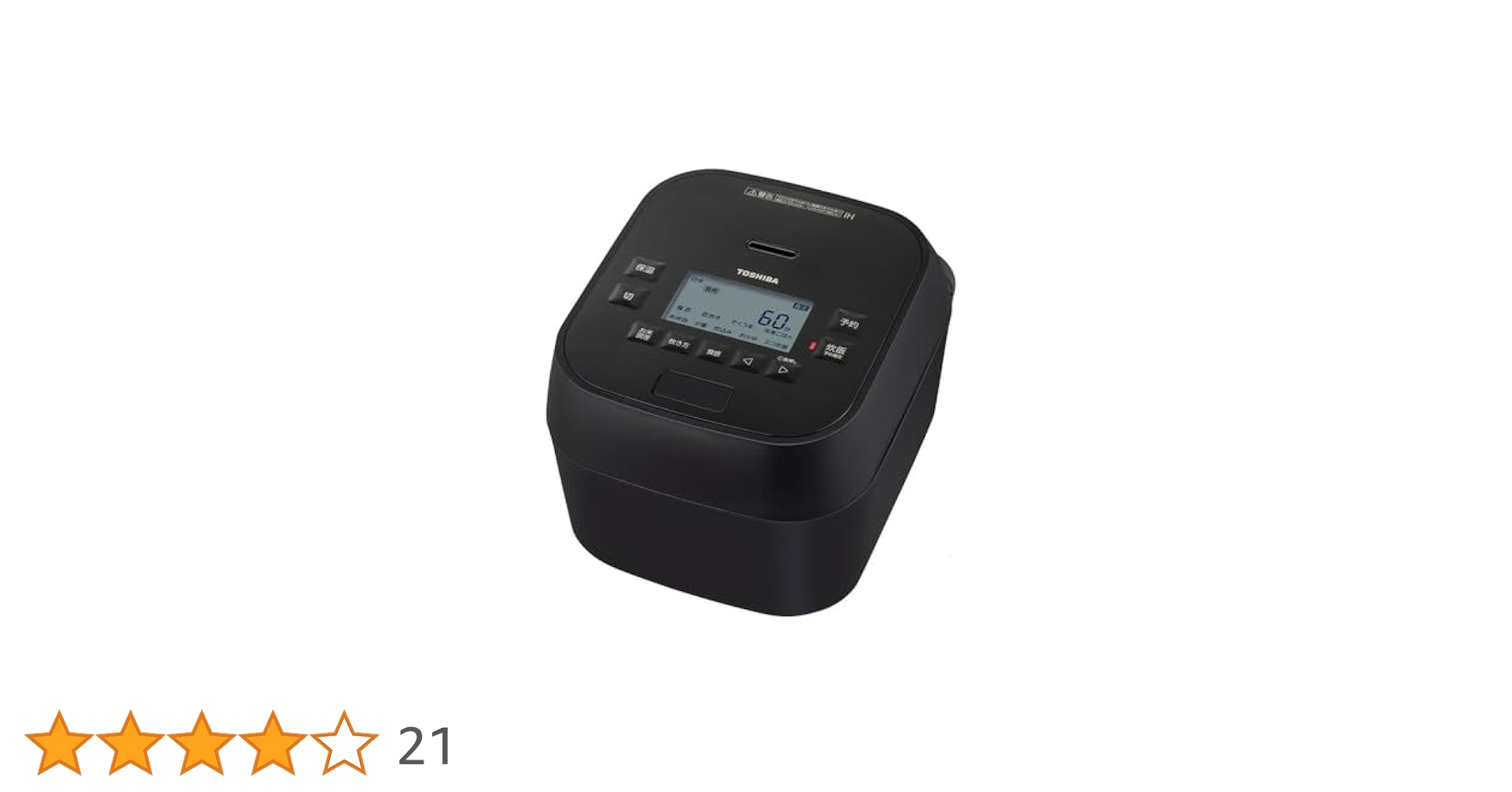 【3回使用】東芝　炊飯器 5.5合 IH グランブラック RC-10HGW-K Amazon | TOSHIBA(東芝) 炊飯器 3.5合 RC-6ZPXR(K) ブラック