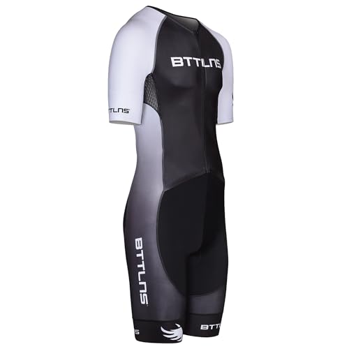 BTTLNS Triathlon Anzug Herren | Trisuit Kurzarm | Tri-Anzug mit...