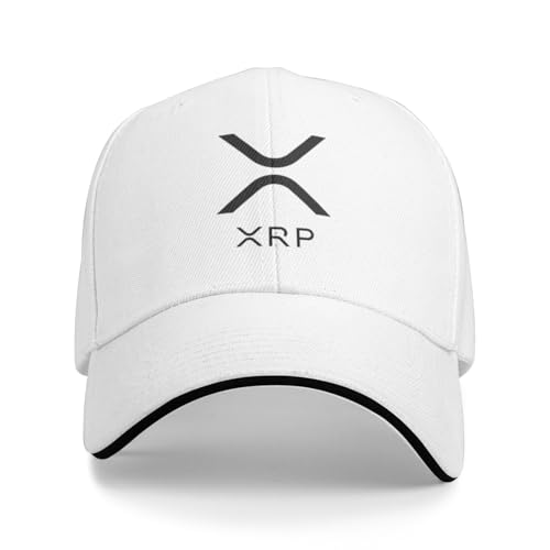 Atmostcards Xrp Hats for Men Adjustable Xrp Hat for Women White Mens Baseball Hats for Women