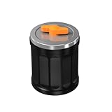 Rock Tumbler Barrel Extra Große Kapazität 1,6 kg 12,7 x 15,2 cm, Gummimaterial, mit langlebigem, auslaufsicherem Deckel