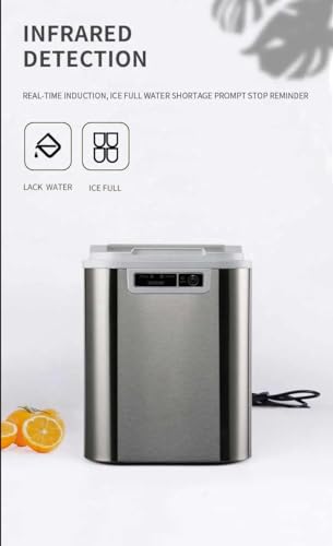 Máquina para hacer hielo portátil OKYUK miniatura 6