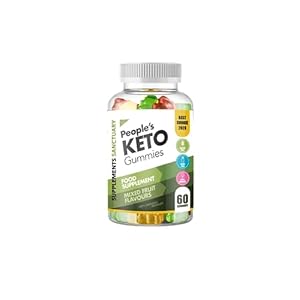 Peoples Keto 60 Mixed Flavour Gummies, Great Taste and Low Sugar