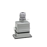 ULKSSVFET Heavy Duty Connector 6-10-16-24-32-48 Core Pin Industrial Plug Socket(6 core top Outlet)