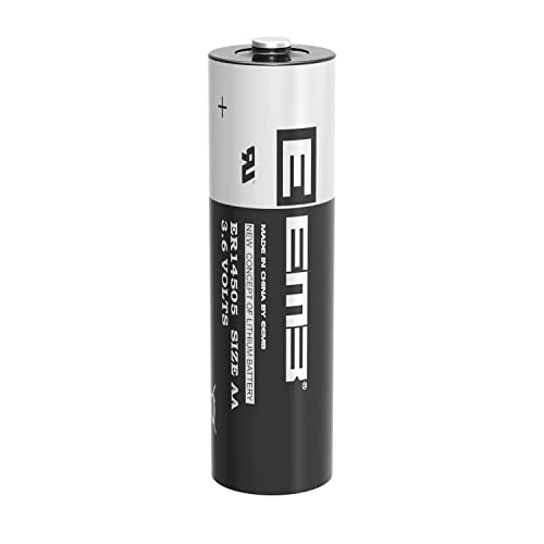 EEMB ER14505 AA 3.6V 2700mAh Lithium Battery Li-SOCL Non-Rechargeable Battery SB-AA11 LS14500 TL-5903 SL-360 ER14500 for Water Electricity Meter Gas PLC Facility Equipment Spare Generic Battery