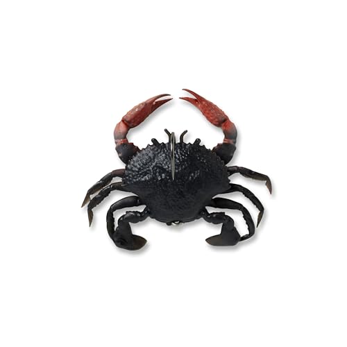 Appât crabe Savage Gear Noir/Rouge 1/56,7 g pour pêche au leurre réaliste