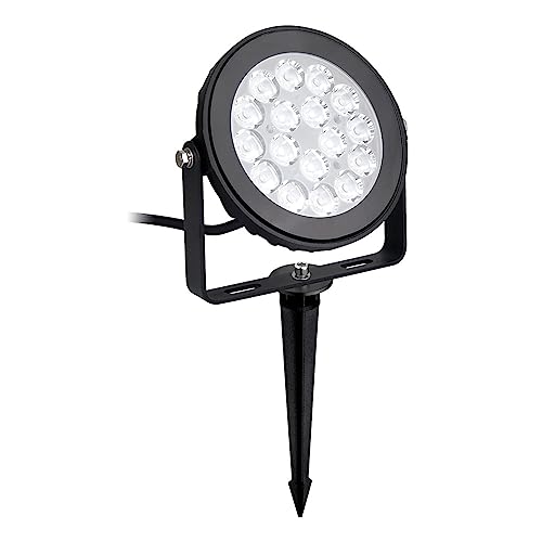 LIGHTEU®, RGB + CCT 9W Jardín Luz Multicolor WiFi LED para Jardín, Cambio de Temperatura y Color Ajustable, Impermeable IP65, AC 100-240V, FutC02