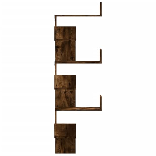 Étagère d'angle moderne en bois pour sublimer le salon