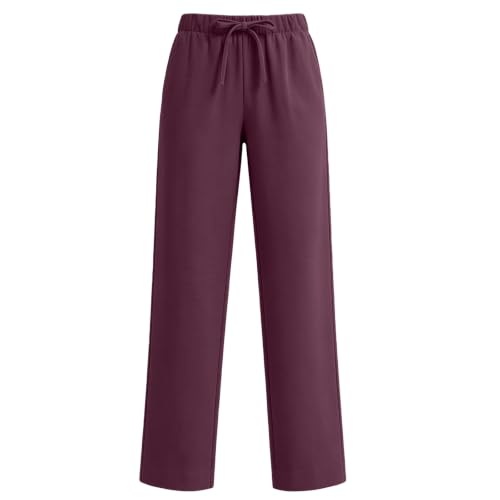 Womens Baggy Sweatpants Low Rise Wide Leg Lounge Pants With Pocket - image 4
