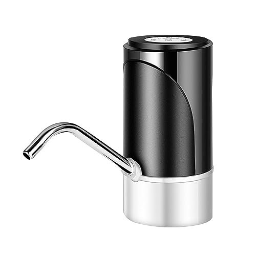 Povanjer Dispensador para bomba de agua – Dispensador de agua eléctrico con interruptor, bomba de agua eléctrica portátil, bomba dispensadora de agua potable para barbacoa, días en