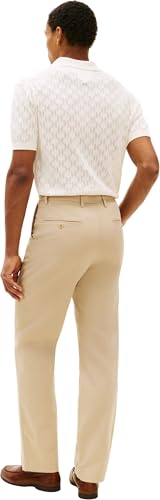 Tommy Hilfiger Herren Chino Hose Dover Essential Twill Relaxed Fit, Beige (Sandalwood), 29W/34L – Ansicht 3