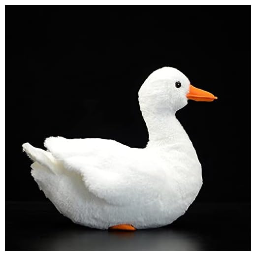 Cole Duck Plush, Simulation White Duck Stuffed Animals Toys, Cute 12 in Duck Plush Stuffed Animal Plushie Gifts for Kids