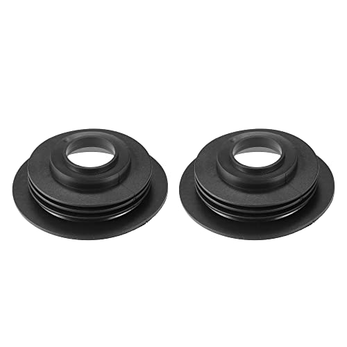 Motoforti Universal 30-76mm Automotive Headlight Dust Cover Headlight Dust Caps for Led, Rubber, Black, 2pcs